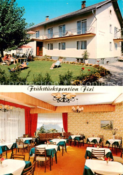 St Kanzian Klopeiner See Kaernten AT Fruehstueckspension Fixl Gastraum