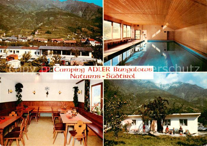 Naturns Naturno Suedtirol IT Camping Adler Bungalows Gastraum