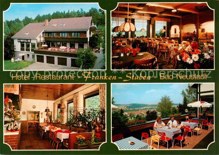 Bad Neustadt Hotel Restaurant Franken Stuben Gastraeume Terrasse