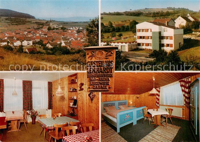 Oberelsbach Gaestehaus Lenhardt Gaststube Zimmer Panorama