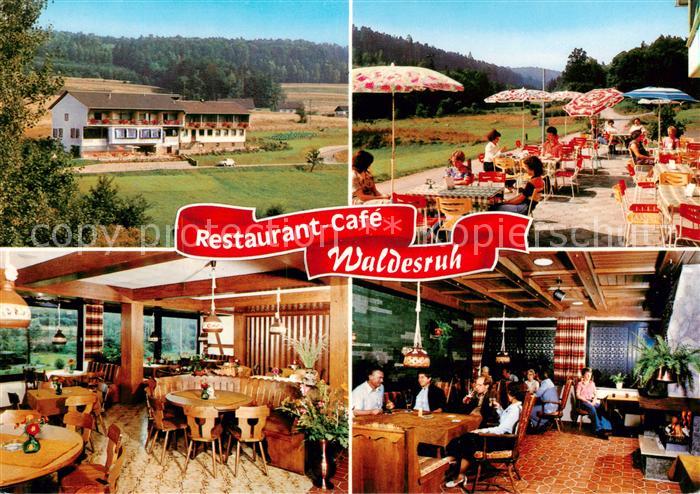Burgwallbach 
Restaurant Cafe Pension Waldesruh Terrasse Gastraeume
