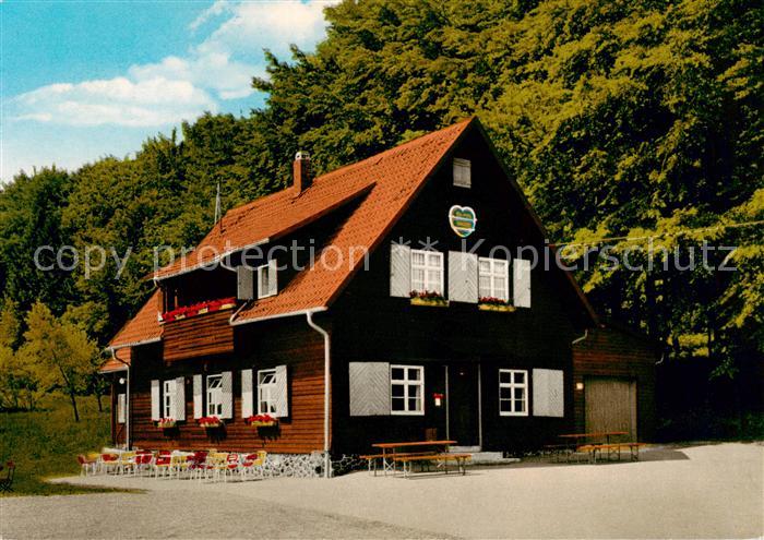 Urspringen Rhoen Berggasthaus Thueringer Huette