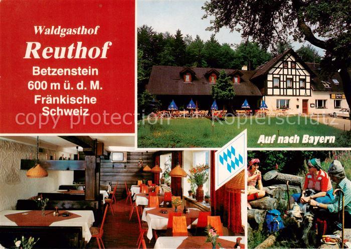 Betzenstein Waldgasthof Reuthof Gastraeume Brotzeit