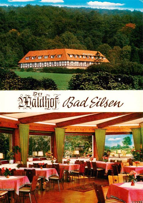 Bad Eilsen Hotel Der Waldhof Schrothkurbetrieb Restaurant