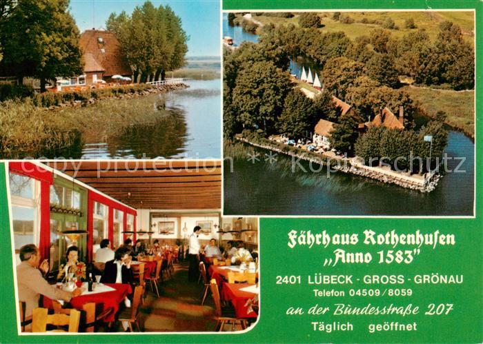 Gross Groenau Faehrhaus Rothenhusen Anno 1583 Fliegeraufnahme Gastraum