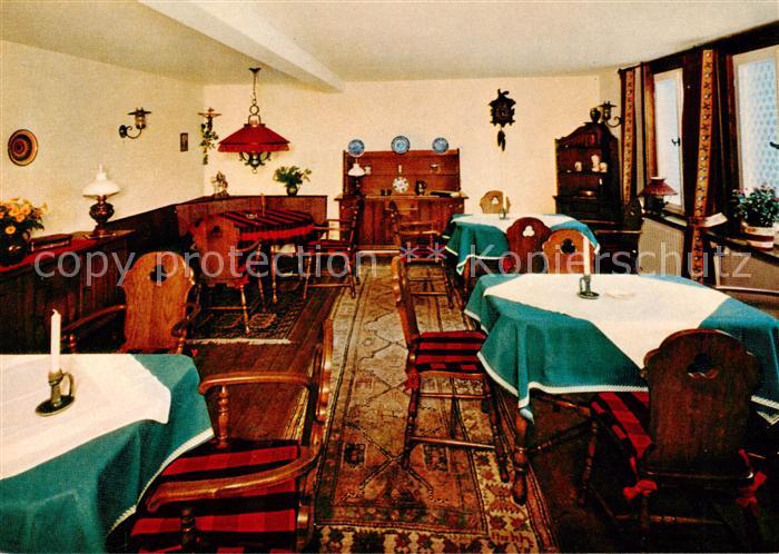 Schoenwald Schwarzwald Gasthof Pension zum Ochsen Gastraum