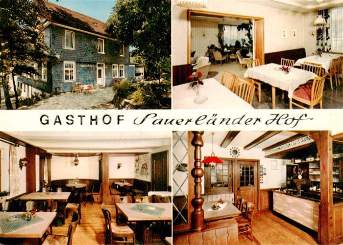 Lennestadt Gasthof Sauerlaender Hof Gastraeume Theke