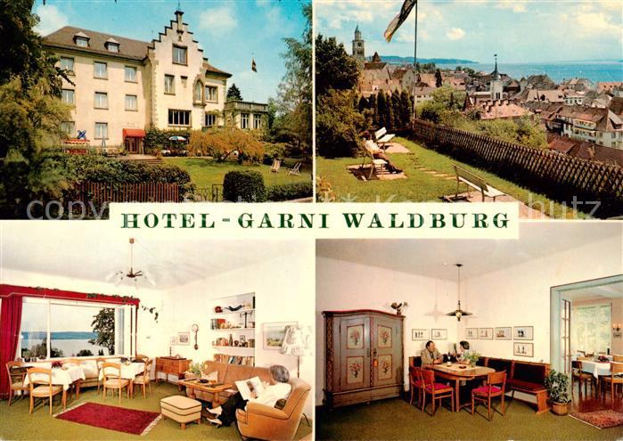 ueberlingen Bodensee Hotel Garni Waldburg Gastraeume Panorama