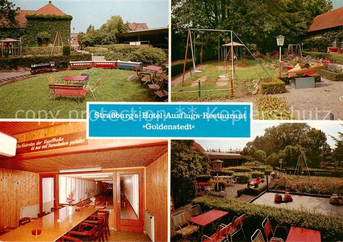 Goldenstedt Strassburgs Hotel und Ausflugs Restaurant Garten Spielplatz Kegelbah