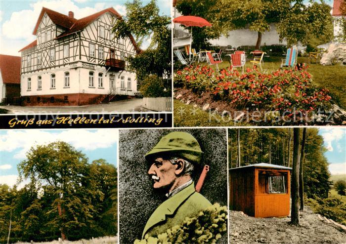 Hellental Gast und Pensionshaus Loenskrug Gartenterrasse Foerster Huette