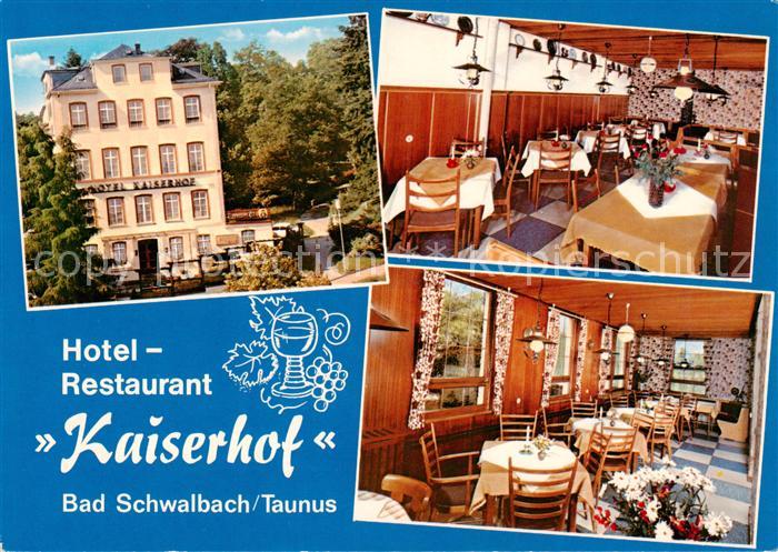 Bad Schwalbach Hotel Restaurant Kaiserhof Gastraeume