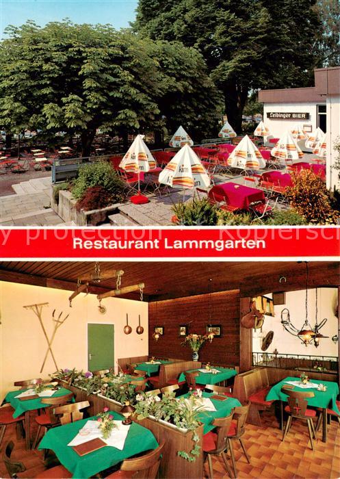 Friedrichshafen Bodensee Restaurant Lammgarten Gaststube Terrasse