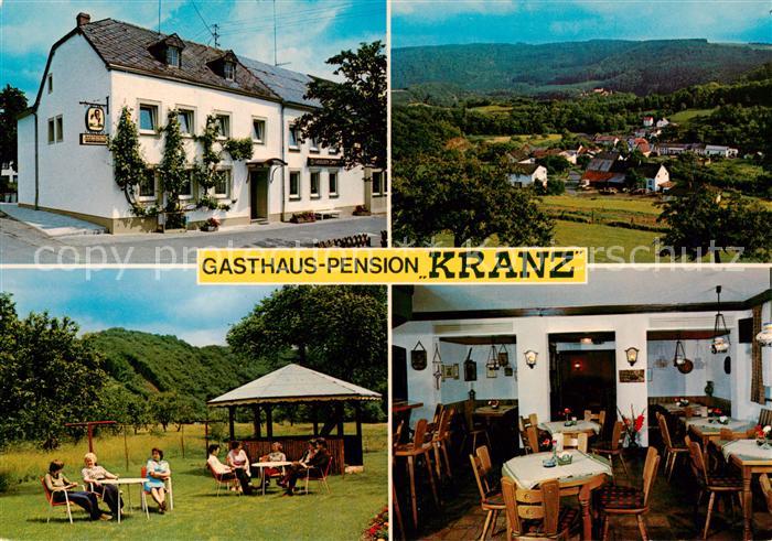 Echtershausen Gasthaus Pension Kranz Panorama Gaststube Garten Pavillon