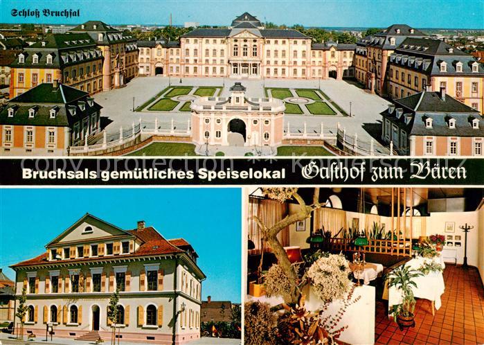 Bruchsal Schloss Bruchsal Speiselokal Gasthof zum Baeren