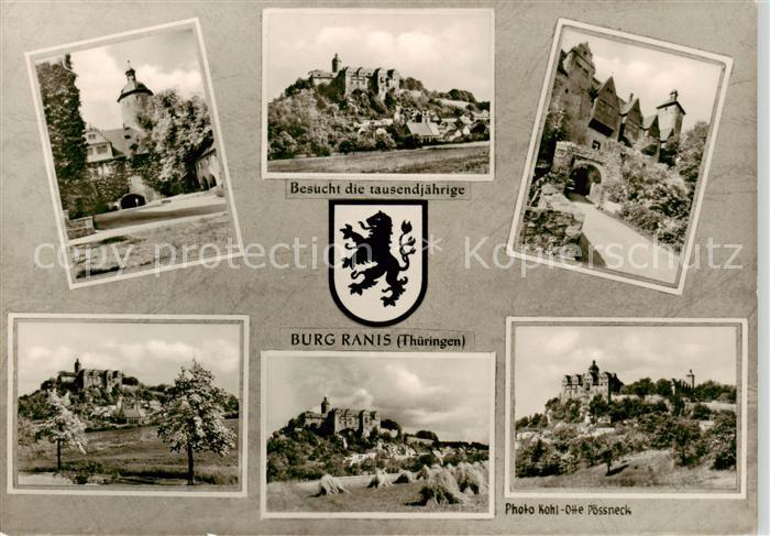 Poessneck Burg Ranis Heimatmuseum HO Gaststaette