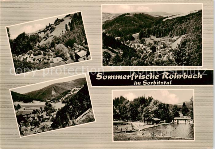 Rohrbach Saalfeld Teilansichten Schwimmbad