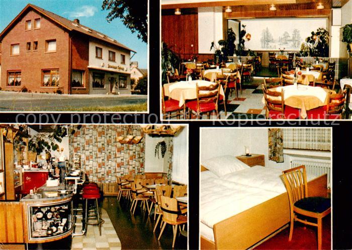 Lohfeld Porta Westfalica Gasthaus Hausberger Schweiz Gastraeume Bar Zimmer