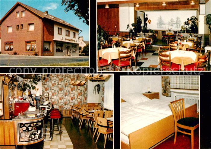 Lohfeld Porta Westfalica Gasthaus Hausberger Schweiz Gastraeume Bar Zimmer