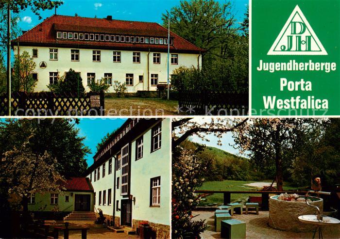 Hausberge Porta Westfalica Jugendherberge Porta Westfalica Brunnen