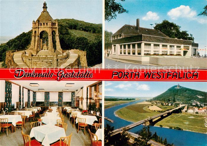 Barkhausen Minden Denkmals Gaststaette Porta Westfalica Gastraum Kaiser Wilhelm