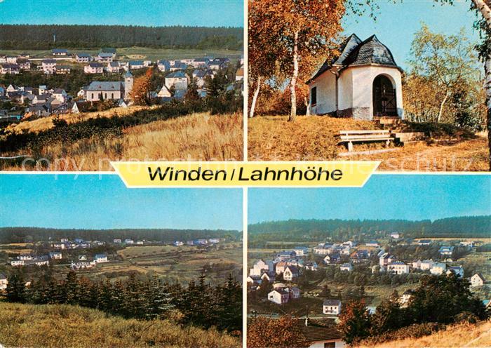 Winden Nassau Lahnhoehe Kapelle Panorama