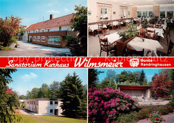 Randringhausen Bad Sanatorium Kurhaus Wilmsmeier Speisesaal Park Bungalows