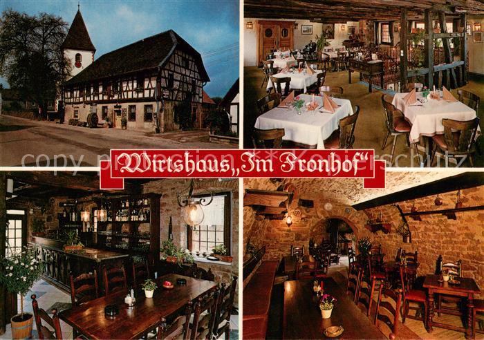 Queichhambach Wirtshaus Im Fronhof Gastraeume Gewoelbekeller