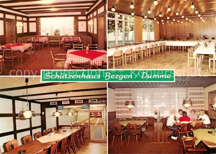 Bergen Dumme Hotel Restaurant Schuetzenhaus Gastraeume Veranstaltungs Saal Kegel