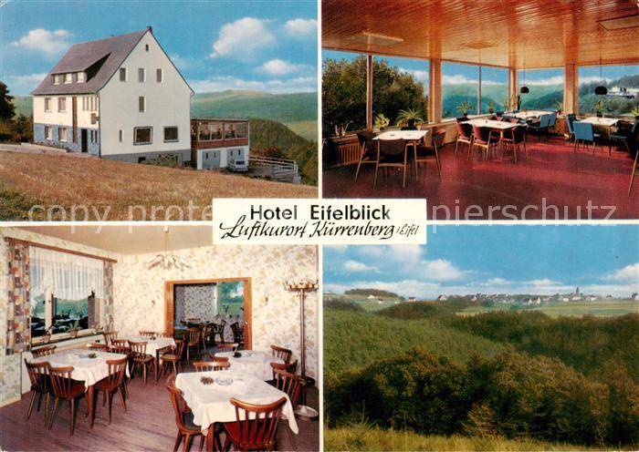 Kuerrenberg Hotel Eifelblick Gastraeume Panorama