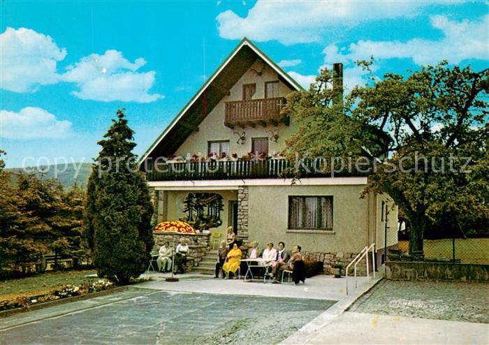 Waldernbach Pension Jagdhaus Terrasse