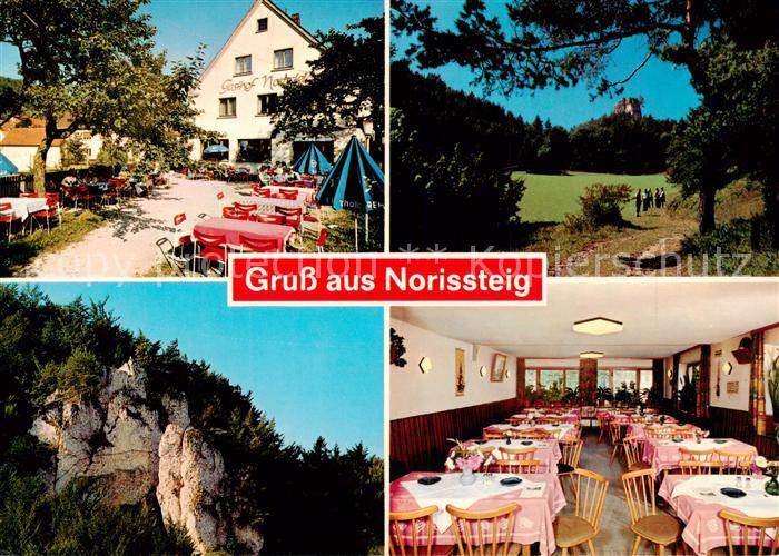 Hirschbach Freising Gasthof Pension Norissteig Terrasse Burg Gastraum