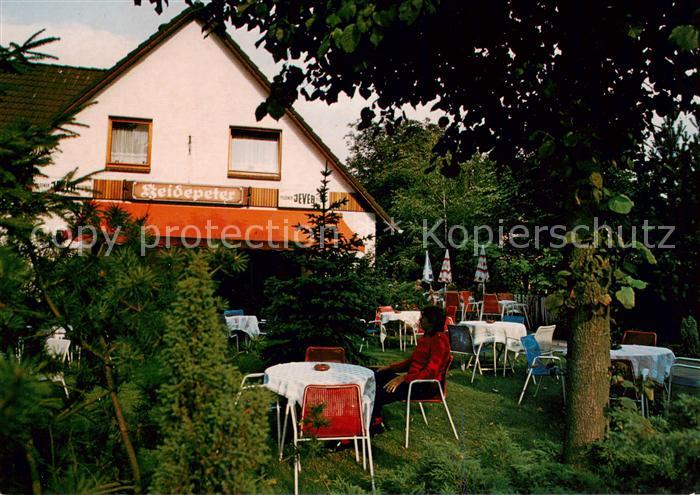 Hanstedt Nordheide Gaststaette Heidepeter Gartenterrasse