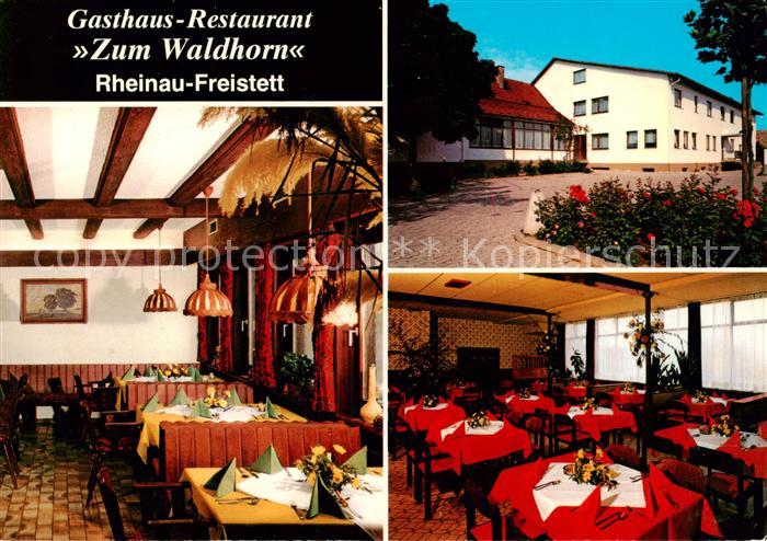 Freistett Gasthaus Restaurant Zum Waldhorn Gastraeume