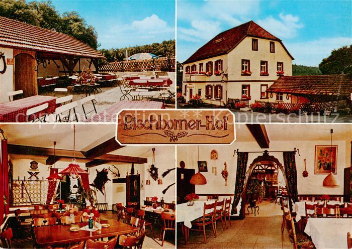Neuhuetten Unterfranken Spessartschaenke Bischborner Hof Gastraeume Terrasse