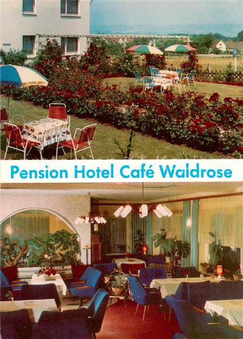 Bad Oeynhausen Pension Hotel Cafe Waldrose Gastraum