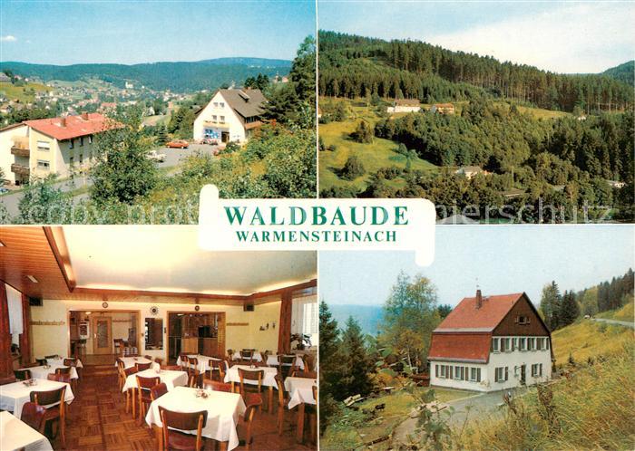 Warmensteinach Gastaett Waldbaude mit Gaestehaus und Haus Waldfriede