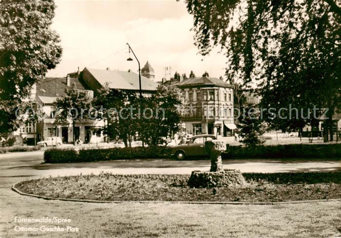 Fuerstenwalde Spree Ottomar Geschke Platz