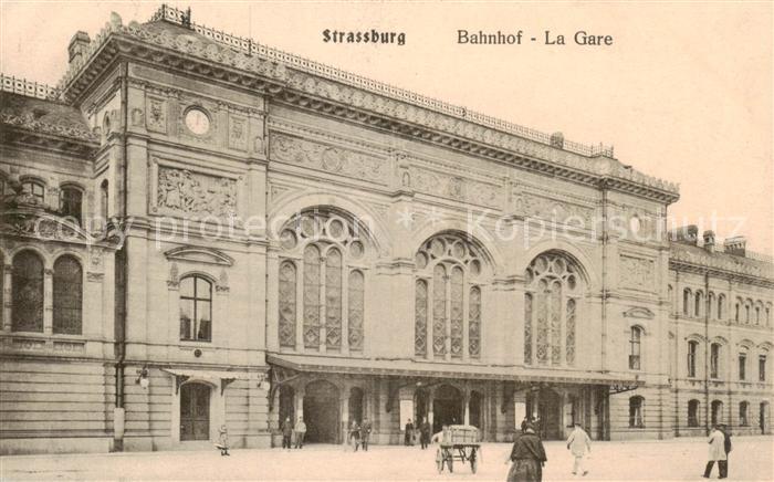 Strassburg  Strasbourg 67 Bas-Rhin Bahnhof