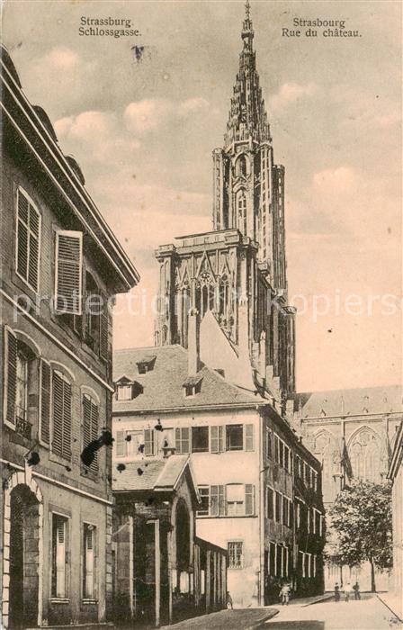 Strassburg  Strasbourg 67 Bas-Rhin Schlossgasse Muenster