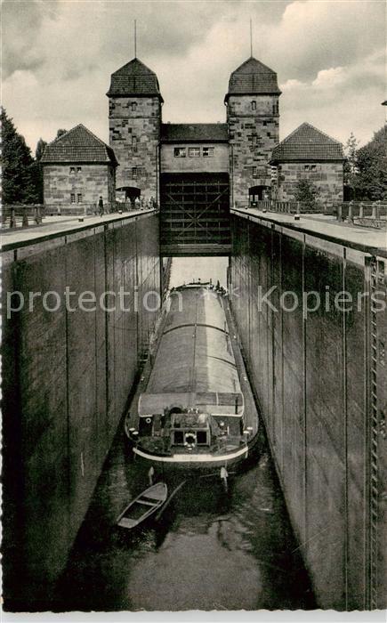 Minden  Westfalen Weser Schachtschleuse