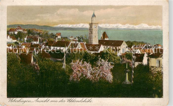 ueberlingen Bodensee Blick von der Uhlandhoehe