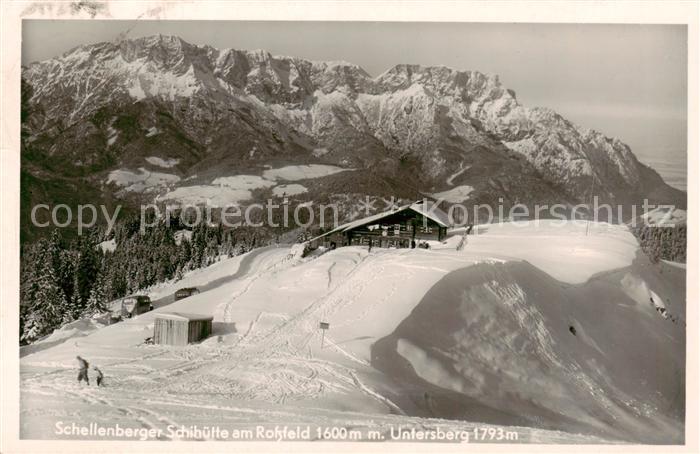 Untersberg AT Schellenberger Skihuette am Rossfeld