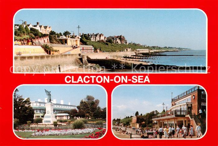 Clacton-on-Sea UK Resort of the Eastern coast Looking towards Marine Parade East