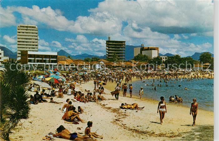 Guarapari Brazil Praia do Meio Atracao Turistica