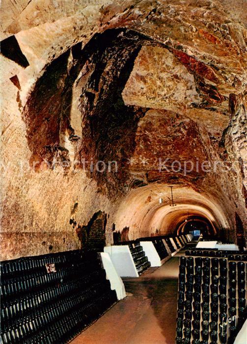 Epernay 51 Marne L’une des 47 galeries spectaculaires des caves Champagne Mercie