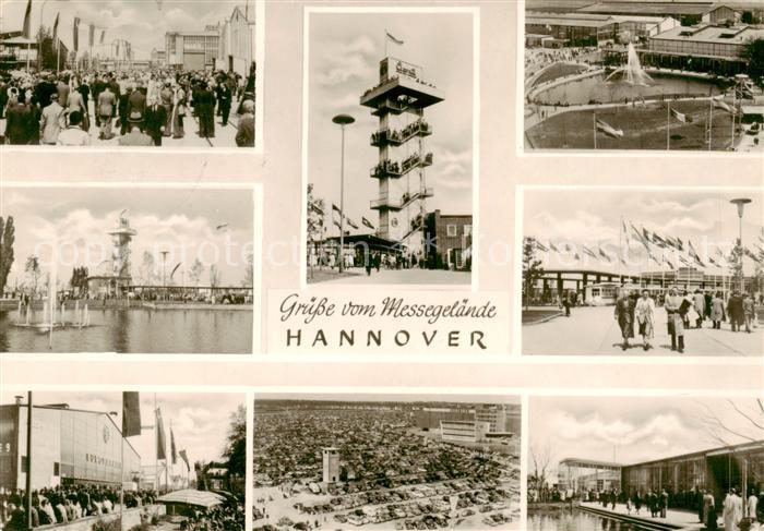 HANNOVER  CITY Messegelaende Teilansichten