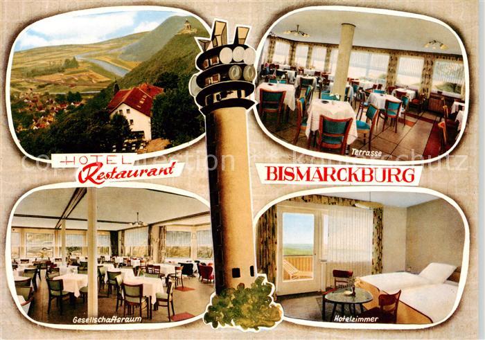 Hausberge Porta Westfalica Hotel Restaurant Bismarckburg Terrasse Gesellschaftsr