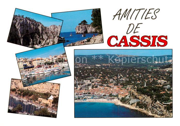 Cassis 13 Vue partielle Le Port Vue aerienne