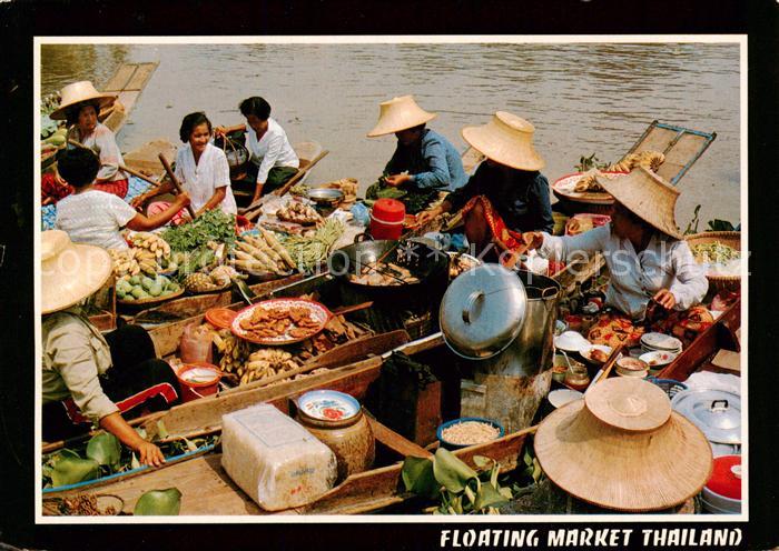 Bangkok Thailand Floating Market