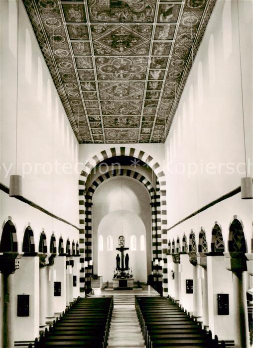 HILDESHEIM  CITY St. Michaeliskirche Mittelschiff romanische Bilddecke